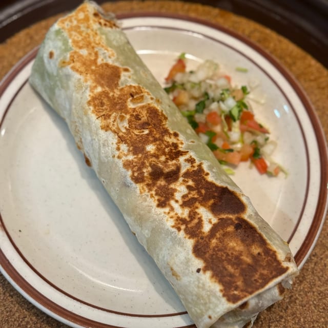 Carne Asada Burrito.