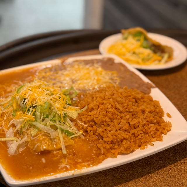 D3 Enchilada & Hard Shell Beef Taco.